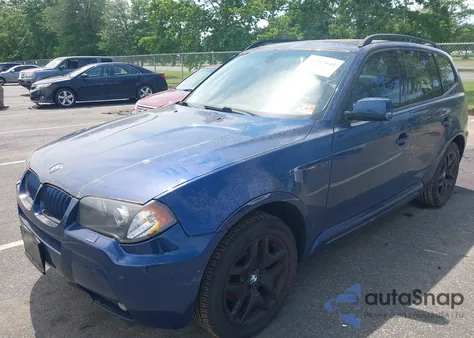 2006 BMW X3 3.0I from USA, damaged, VIN WBXPA93486WG82362